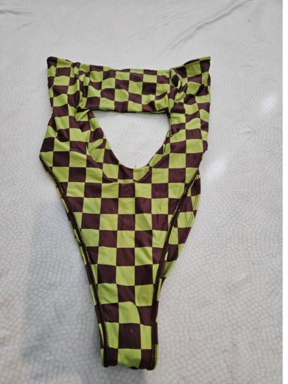 Tankini, S, Green/Brown